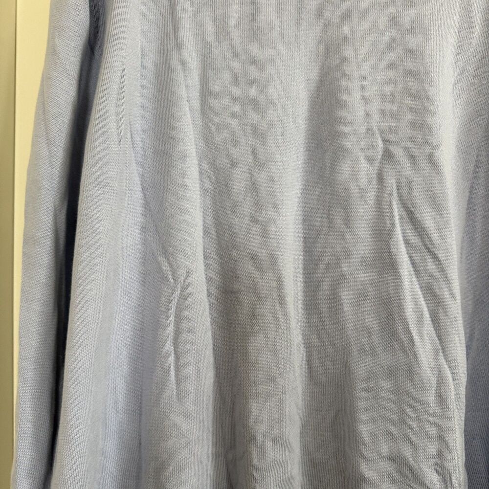 Talbots Plus 3X cotton blend nautical sweater coastal summer anchor - Picture 13 of 14